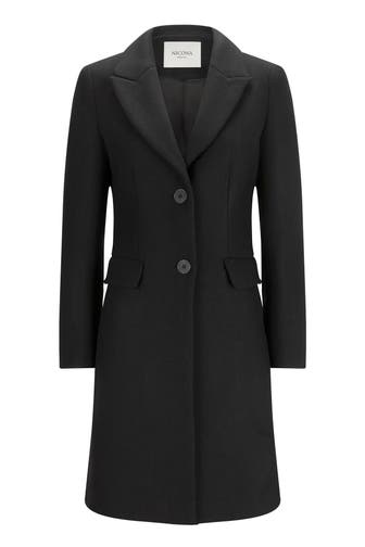 NICOWA Wollmantel CAPPOWA BLACK