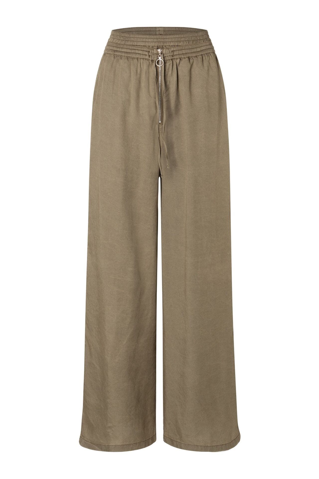 GANG Stoffhose 94YARA khaki Wide/ Loose Fit, Bild 1