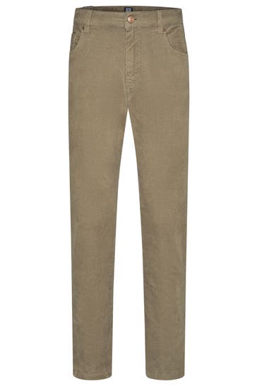 MEYER Stoffhose beige Slim