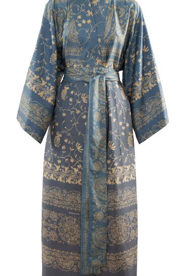 BASSETTI Bademantel BRENTA PERLGRAU