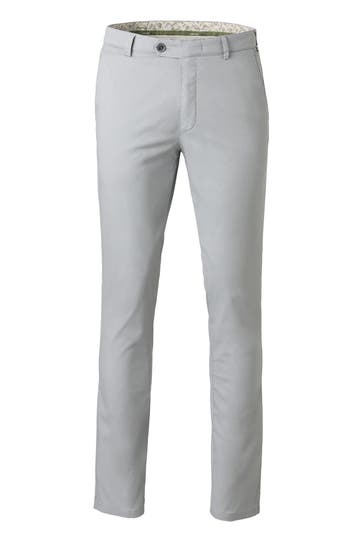 MEYER Chino New York 1-5074 Hellgrau Straight