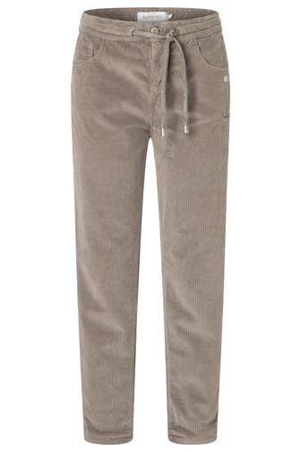 GANG Stoffhose 94AMELIE JOGGER light taupe Wide/ Loose Fit