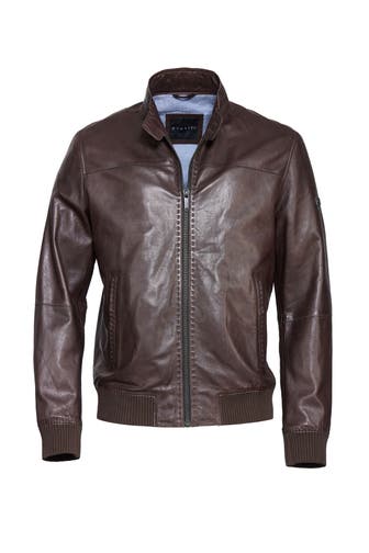 BUGATTI Lederjacke BULUCIO Dunkelbraun