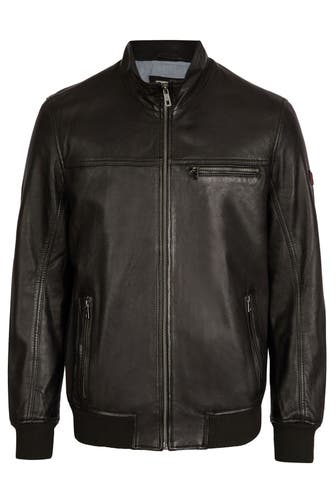 BUGATTI Lederjacke BULEONARDO Schwarz