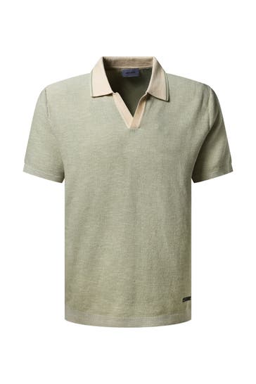 PIERRE CARDIN Polo-Shirt Desert Sage