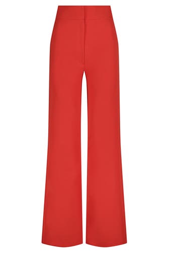 NICOWA Stoffhose CORINO RED Loose Fit