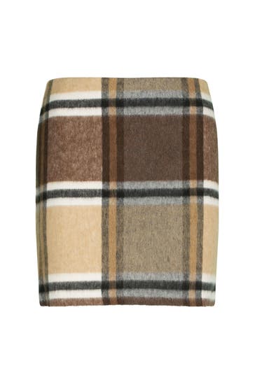 NICOWA Minirock LANINO BROWN