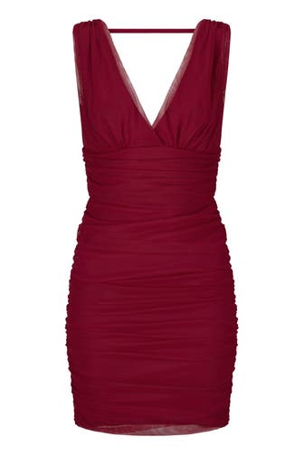 NICOWA Casual-Kleid TULLIWA dark berry