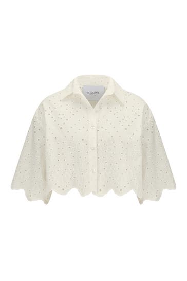 NICOWA Casual-Bluse FINALIWO WHITE