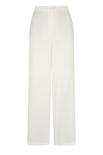 NICOWA Stoffhose SETONO WHITE Loose Fit