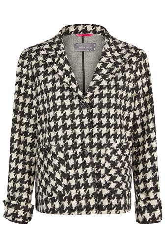 WHITE LABEL Blazer schwarz weiss