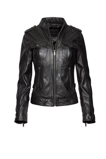 BUGATTI Lederjacke BULady-102 Black