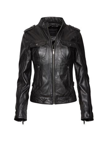 BUGATTI Lederjacke BULady-102 Black