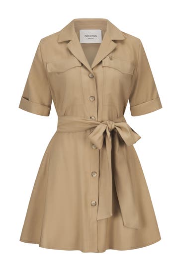 NICOWA Casual-Kleid CIALONO BEIGE