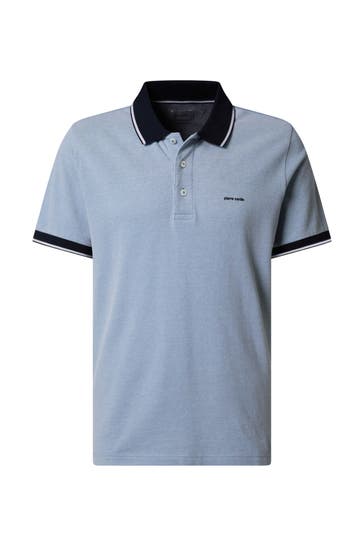PIERRE CARDIN Polo-Shirt Blue Heaven