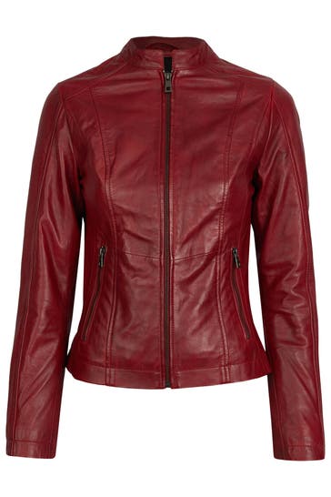 BUGATTI Lederjacke BULady-114 red