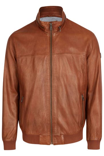 BUGATTI Lederjacke BUFABIANO Cognac