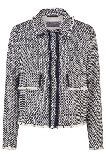 WHITE LABEL Blouson marine/off-white