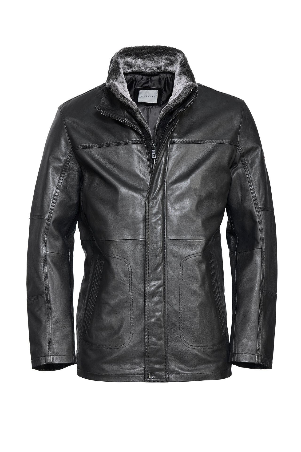 BUGATTI Lederjacke BULUCA Schwarz, Bild 1