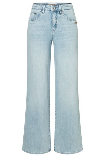 GANG Jeans 94CARLOTTA LONG cosmic marble wash Wide/ Loose Fit