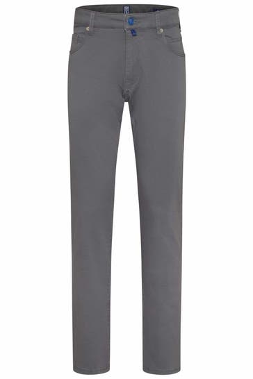 MEYER Stoffhose M5 Slim grau Slim