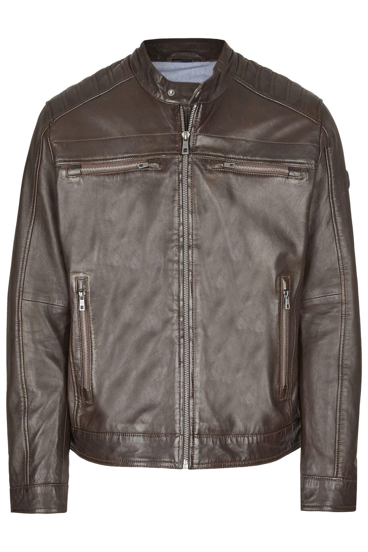 BUGATTI Lederjacke BUAMADEO dunkelbraun, Bild 1