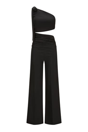 NICOWA Jumpsuit AMOLIWA black Slim