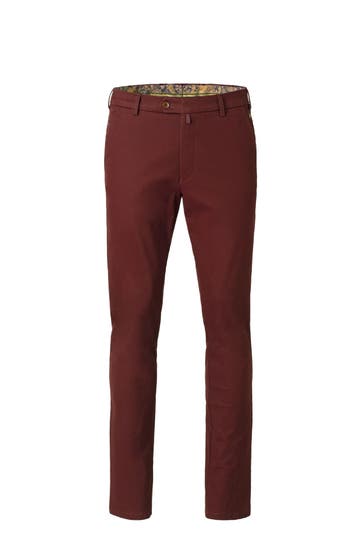 MEYER Chino BONN bordeaux Straight