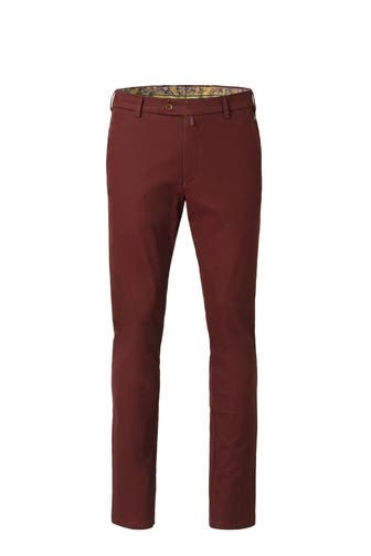 MEYER Chino BONN bordeaux Straight