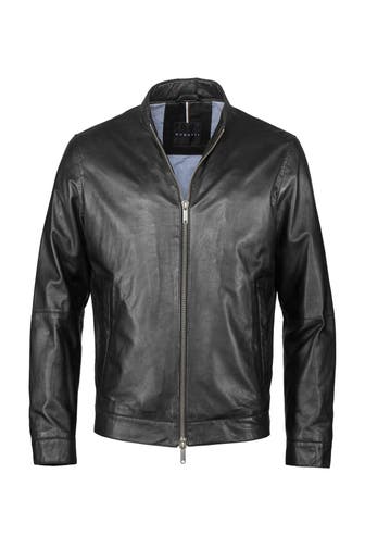 BUGATTI Lederjacke BUBORMIO Schwarz