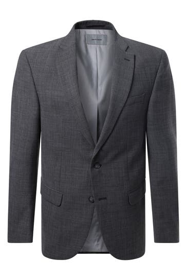 PIERRE CARDIN Casual-Sakko Grant Steingrau Regular Fit