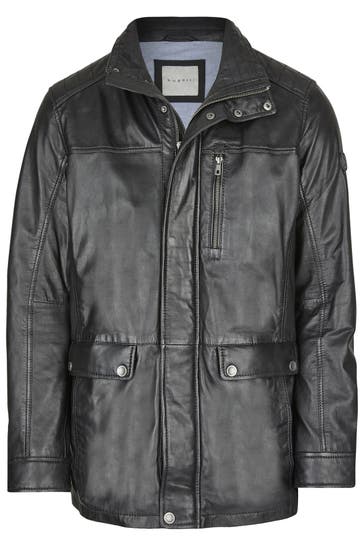BUGATTI Lederjacke BUANTONIO Schwarz