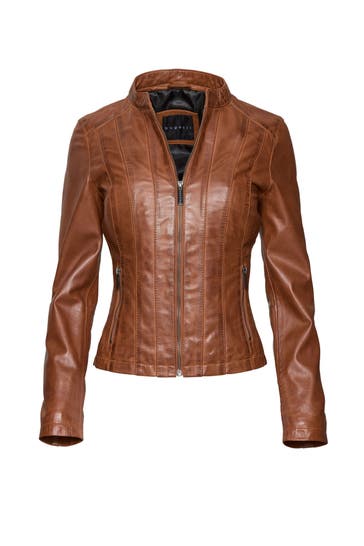 BUGATTI Lederjacke BULady-106 Cognac