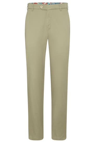 MEYER Stoffhose New York braun Slim