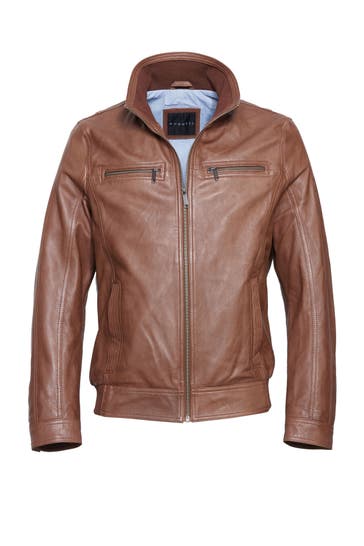 BUGATTI Lederjacke BUMATTEO Cognac