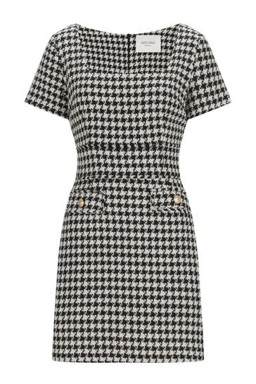 NICOWA Casual-Kleid VANTREA BLACK MULTICOLOR