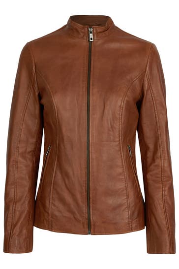 BUGATTI Lederjacke BULady-144 cognac