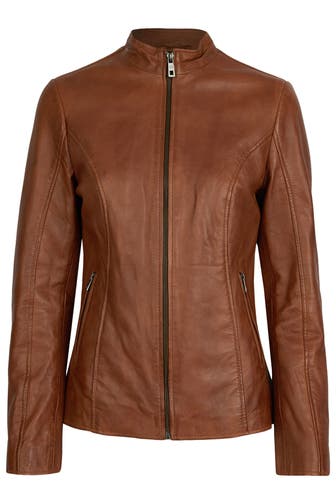 BUGATTI Lederjacke BULady-144 cognac