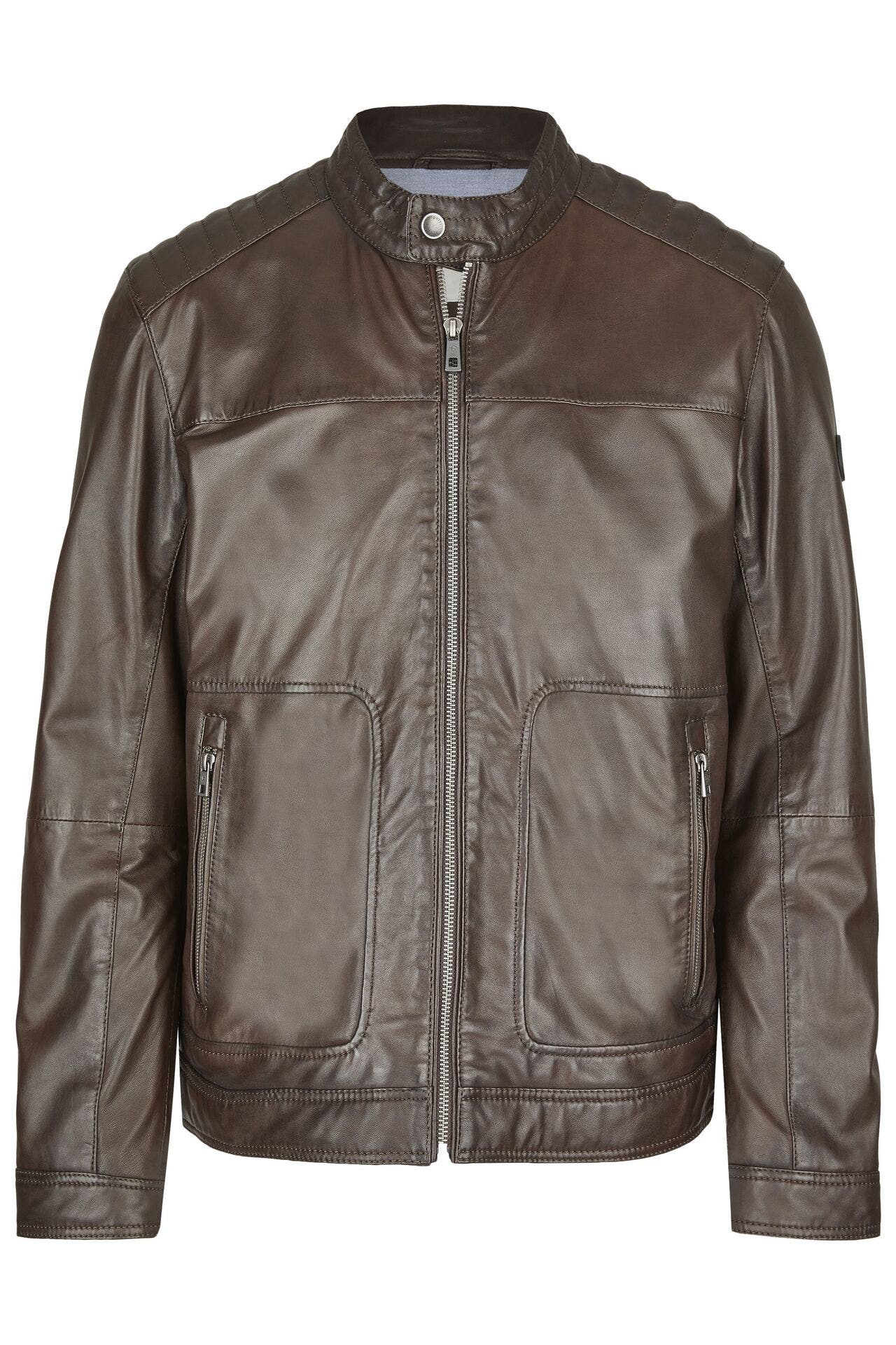 BUGATTI Lederjacke BUCLAUDIO dunkelbraun, Bild 1
