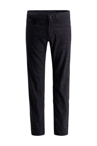 PIERRE CARDIN Chino Lyon Gray Pinstripe Tapered