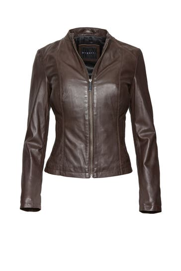 BUGATTI Lederjacke BULady-124 d brown