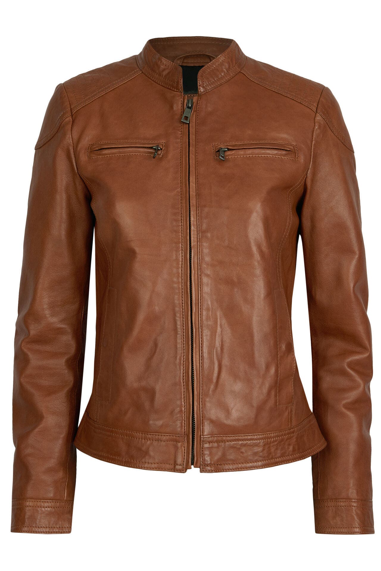 BUGATTI Lederjacke BULady-112 cognac, Bild 1