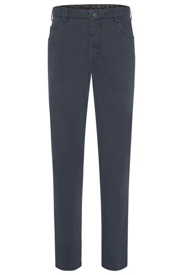 MEYER Chino jeansblau Straight