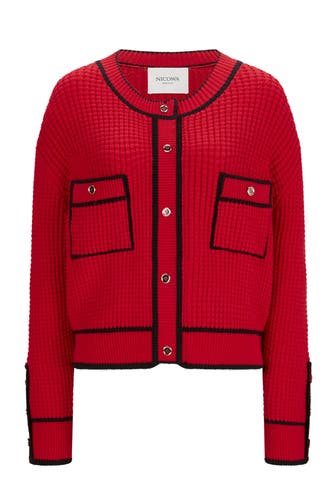 NICOWA Strickjacke IDOWIA RED