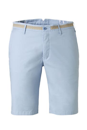 MMX Short PIMA BAUMWOLL BERMUDA light_blue Slim