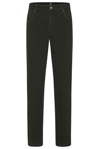 MEYER Chino dunkelgrün Slim