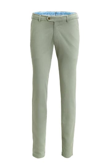 MMX Chino Chinohose Lupus atmungsaktiv grün Slim
