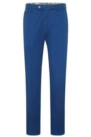MEYER Stoffhose New York blau Slim