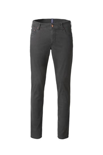 MEYER Chino M5 Five Pocket grau Straight