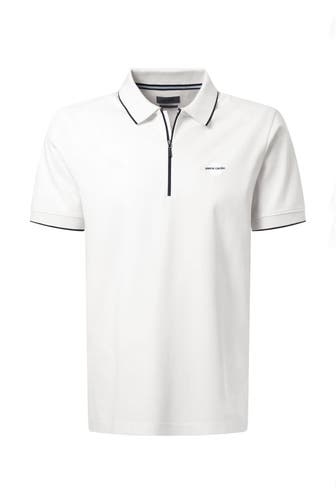 PIERRE CARDIN Polo-Shirt WeiÃŸ